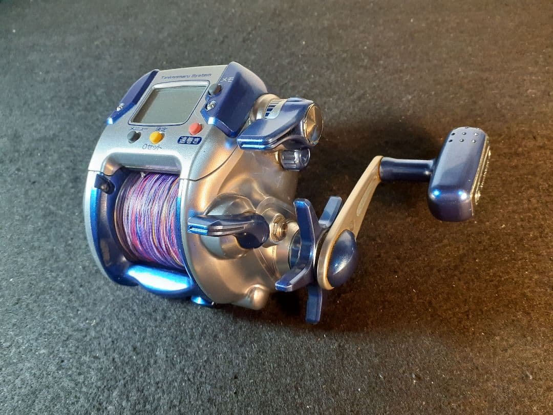 ★シマノ 電動丸 1000H 　動作確認済　電源ケーブル、リール袋付き