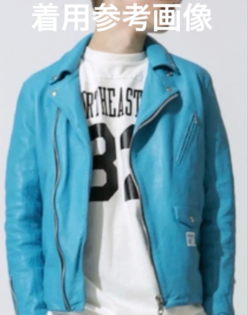 ロンハーマン RHC×BEDWIN ダブルライダース　サイズ3（L） ターコイズ