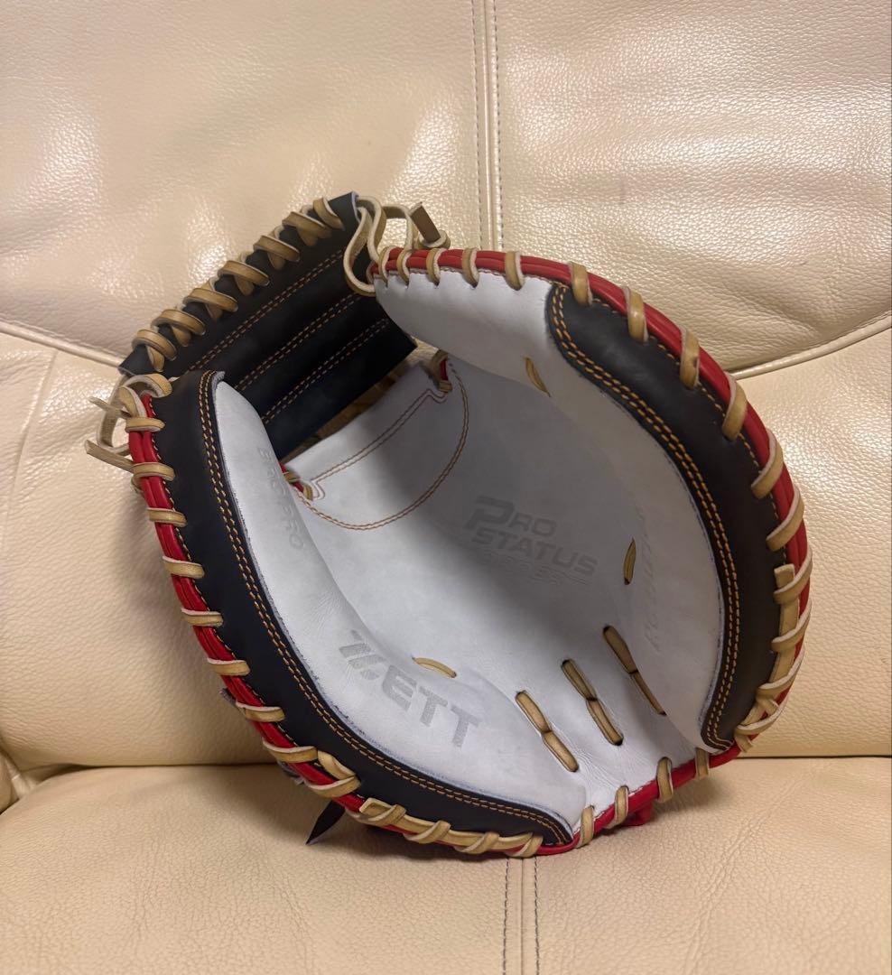 ゼットプロステイタス　軟式キャッチャーミット　中村モデル　型付け済
