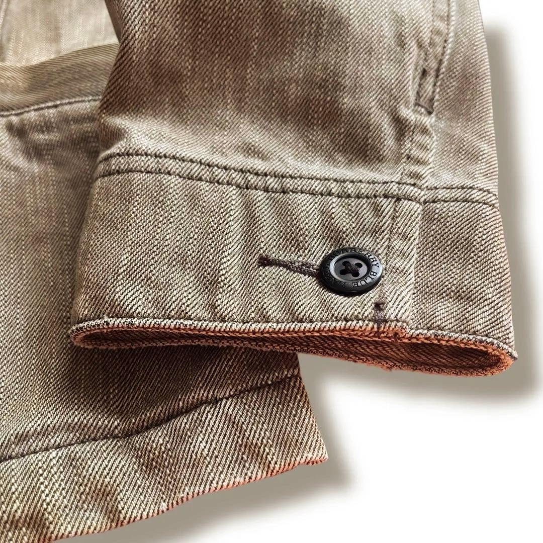 BURBERRY LONDON デニムジャケット カーキ グレー グランジ レア