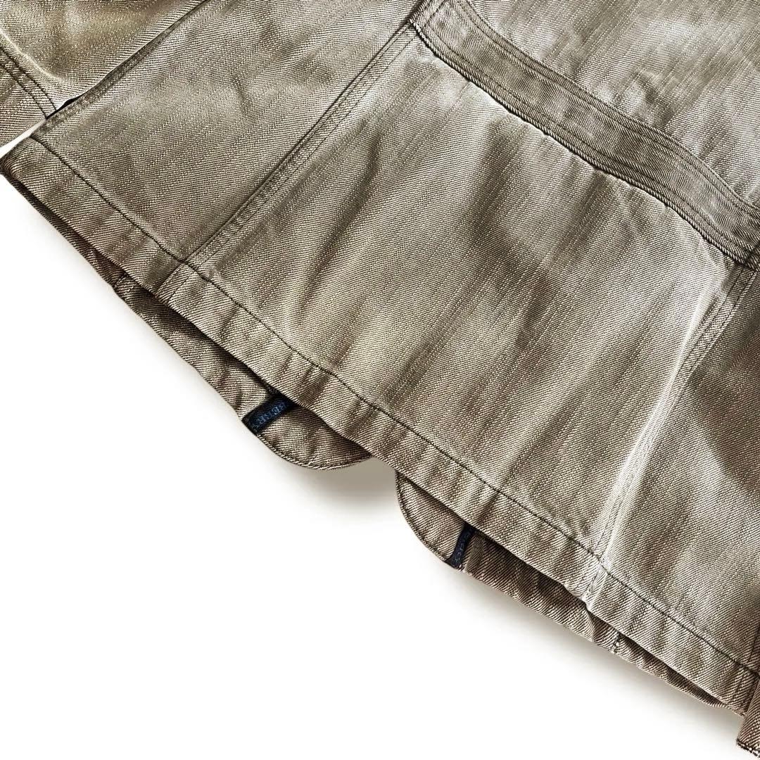 BURBERRY LONDON デニムジャケット カーキ グレー グランジ レア