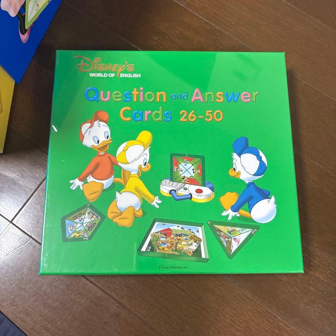 ディズニー英語のクイズカード