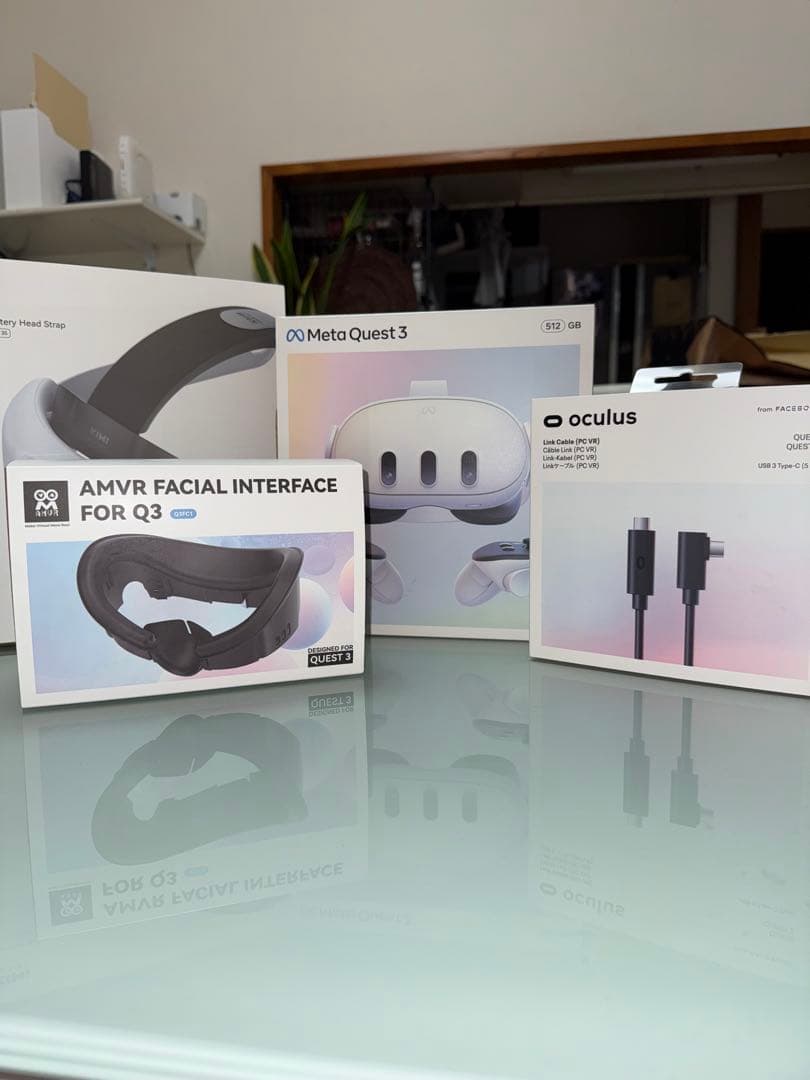  Quest 3 512GB 別売り付属品計4点セット売り