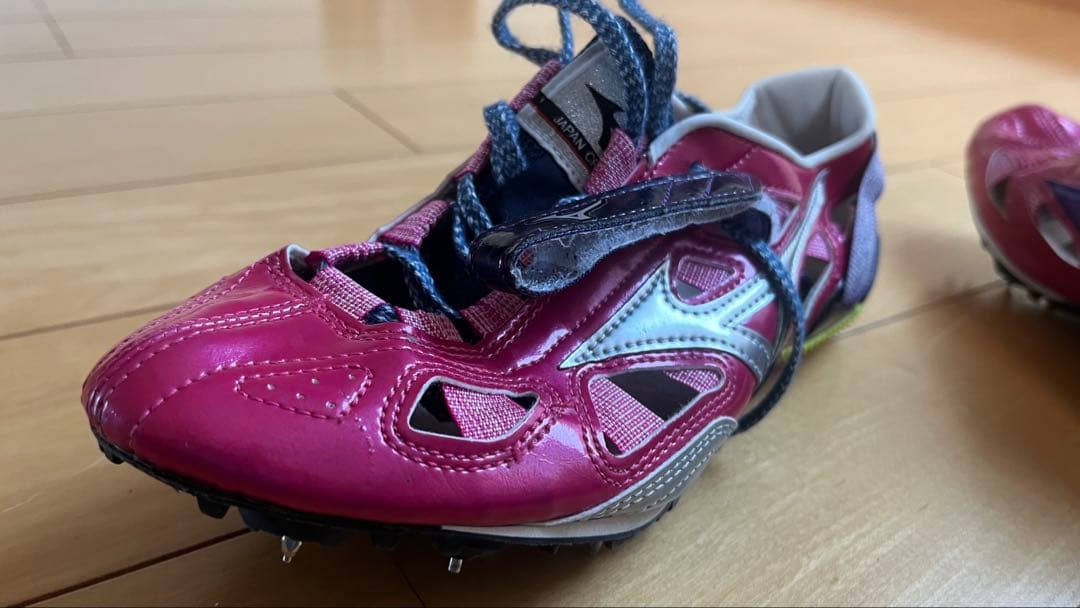 【状態良好】クロノインクス 24.0cm 陸上競技　短距離　ピンク