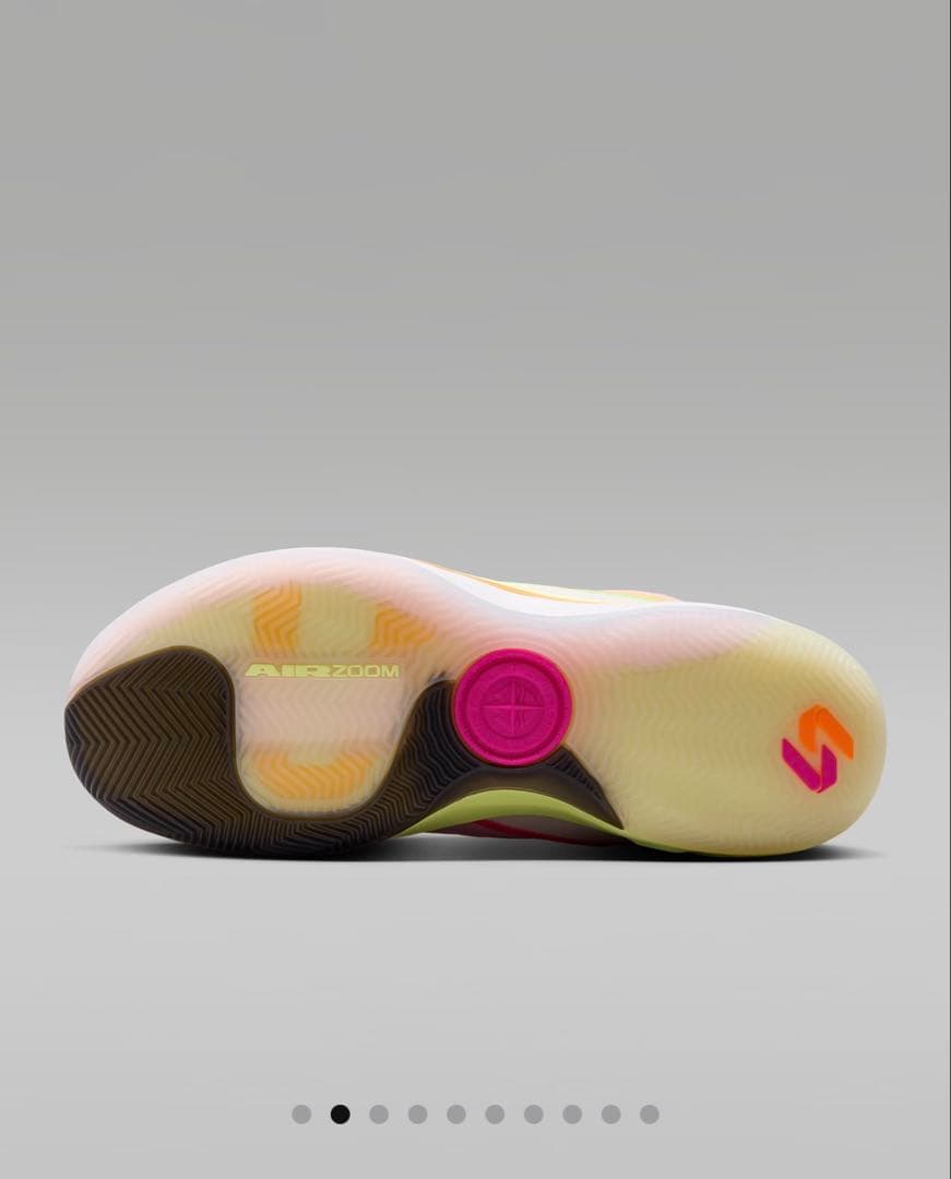 ルカ4 26.5cm Jordan バスケットボールシューズ ピンク/イエロー