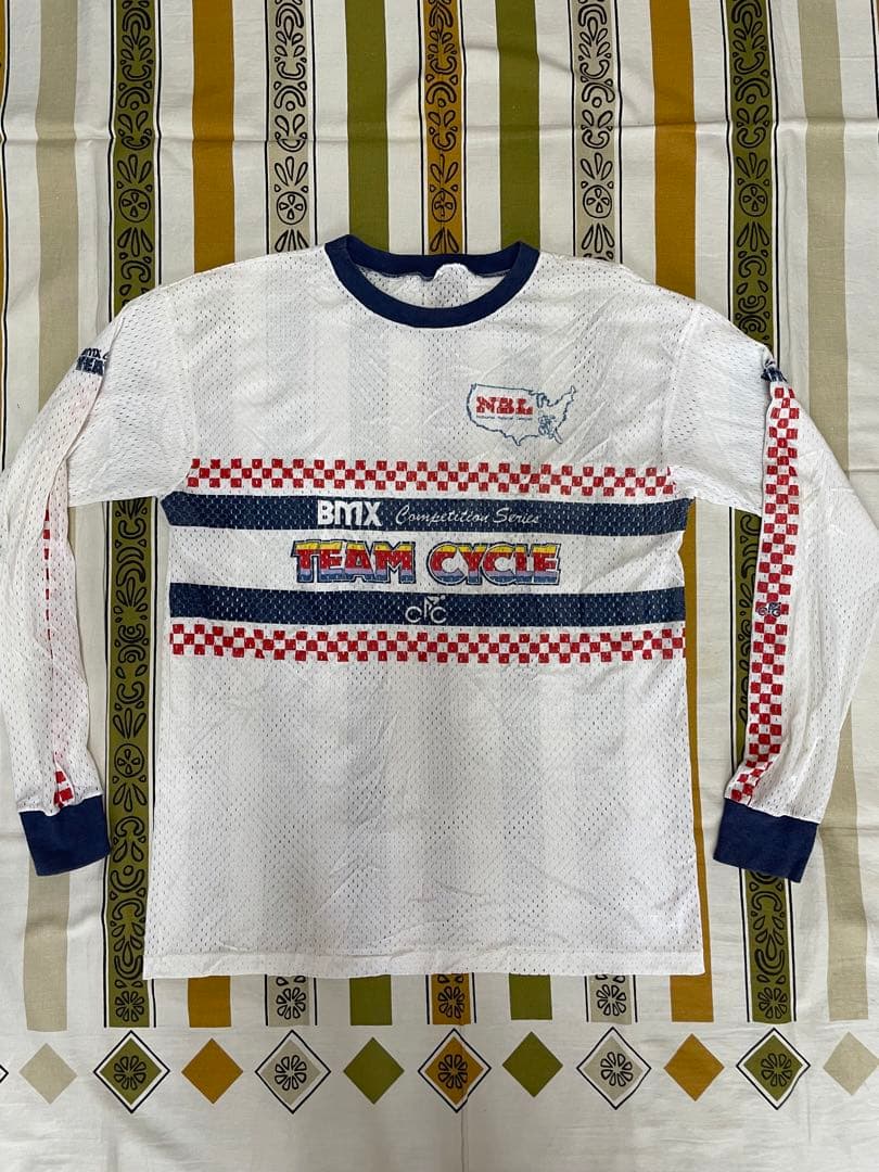 サイクルBMX◼️モトクロス・ビンテージTシャツ◼️TEAM CYCLE NBL