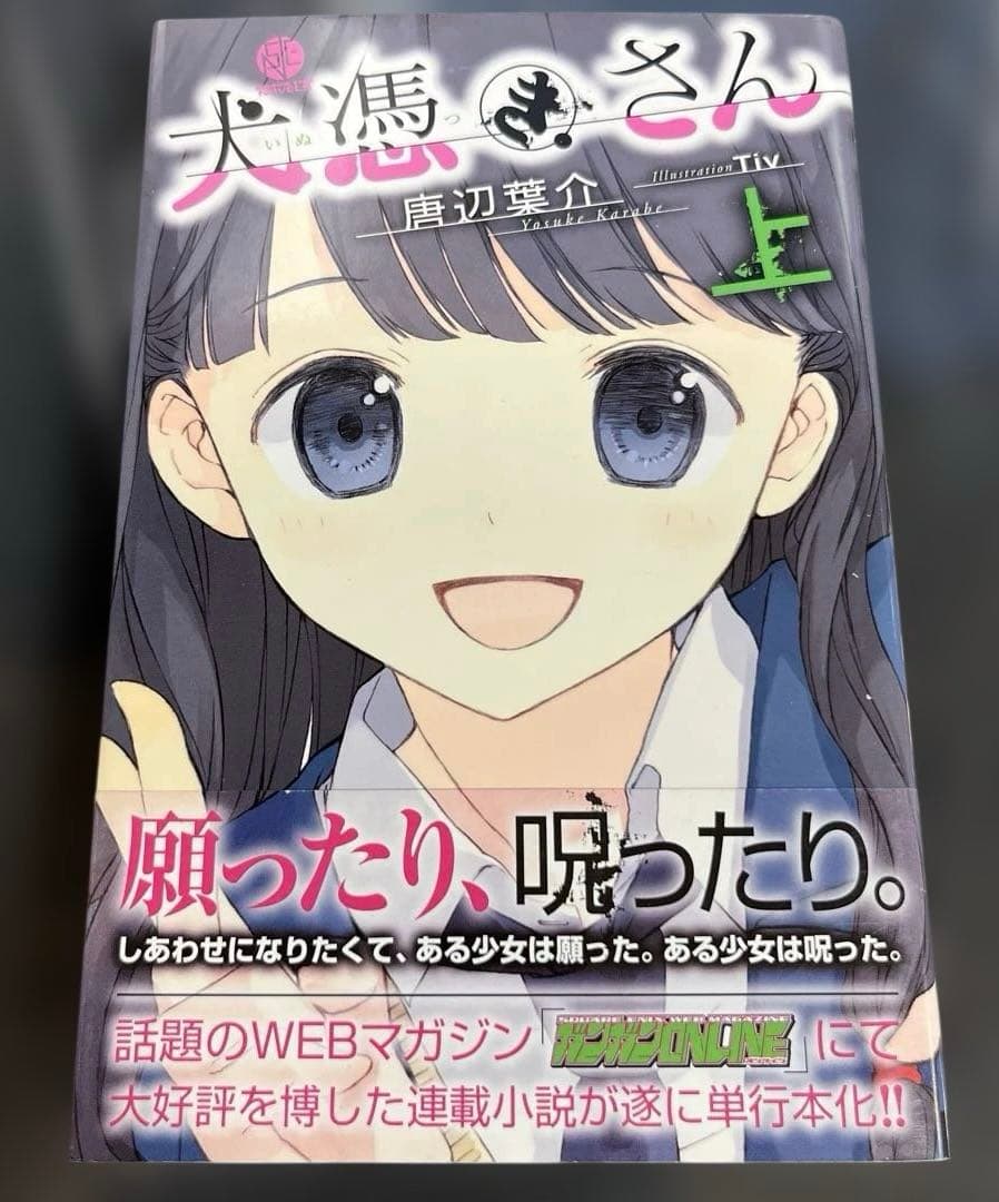 犬憑きさん 上巻下巻セット　唐辺葉介 小説 瀬戸口廉也