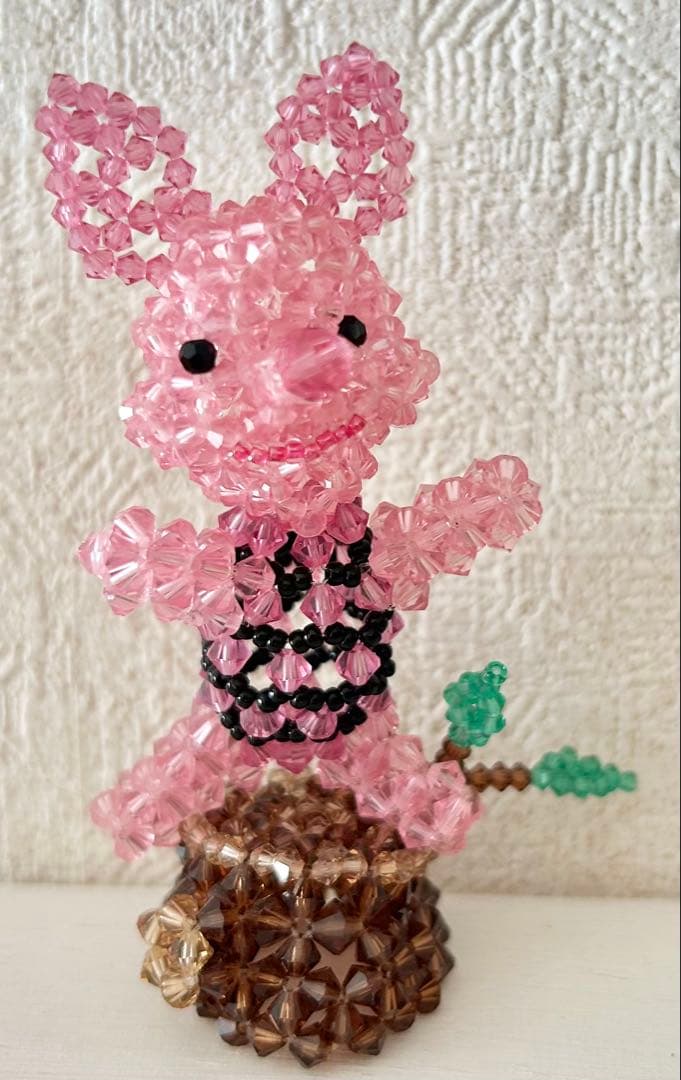 プーさんと仲間たち◆スワロフスキー◆置物◆ハンドメイド