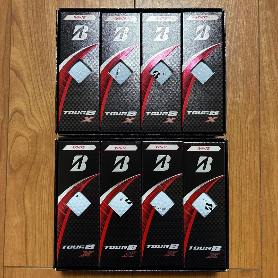 新品未使用 2ダース ブリヂストン ゴルフボール TOUR BX WHITE