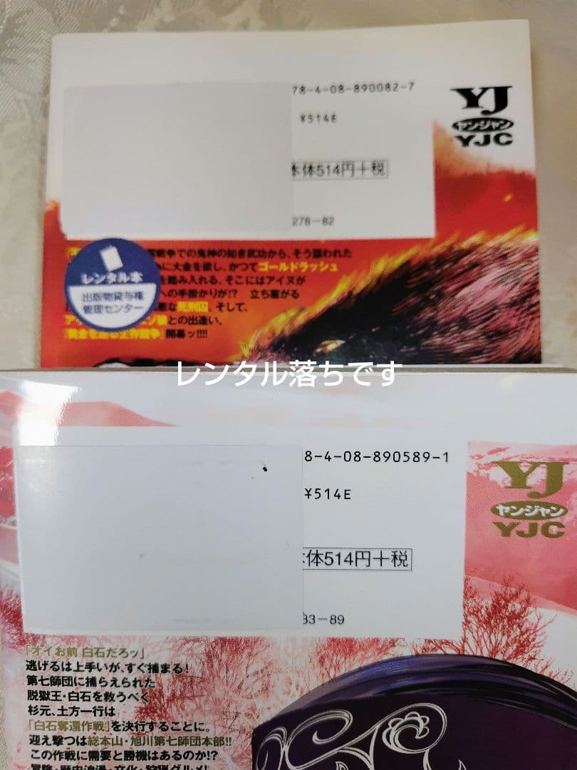 ゴールデンカムイ 全31巻セット 完結 レンタル落ち まとめ売り 通読用