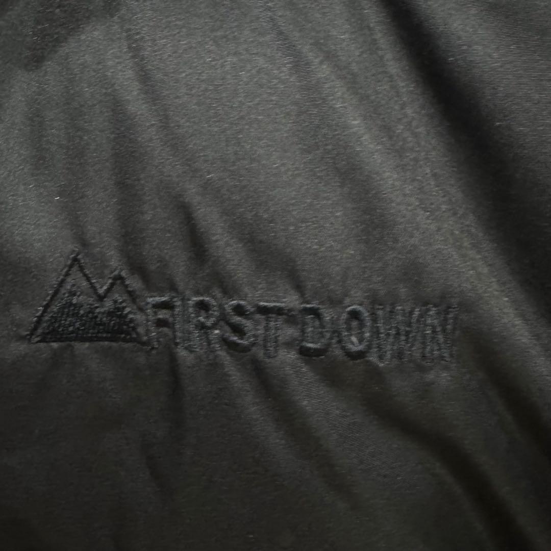 美品FIRST DOWN ファーストダウン ダウンベスト Lブラック　メンズ