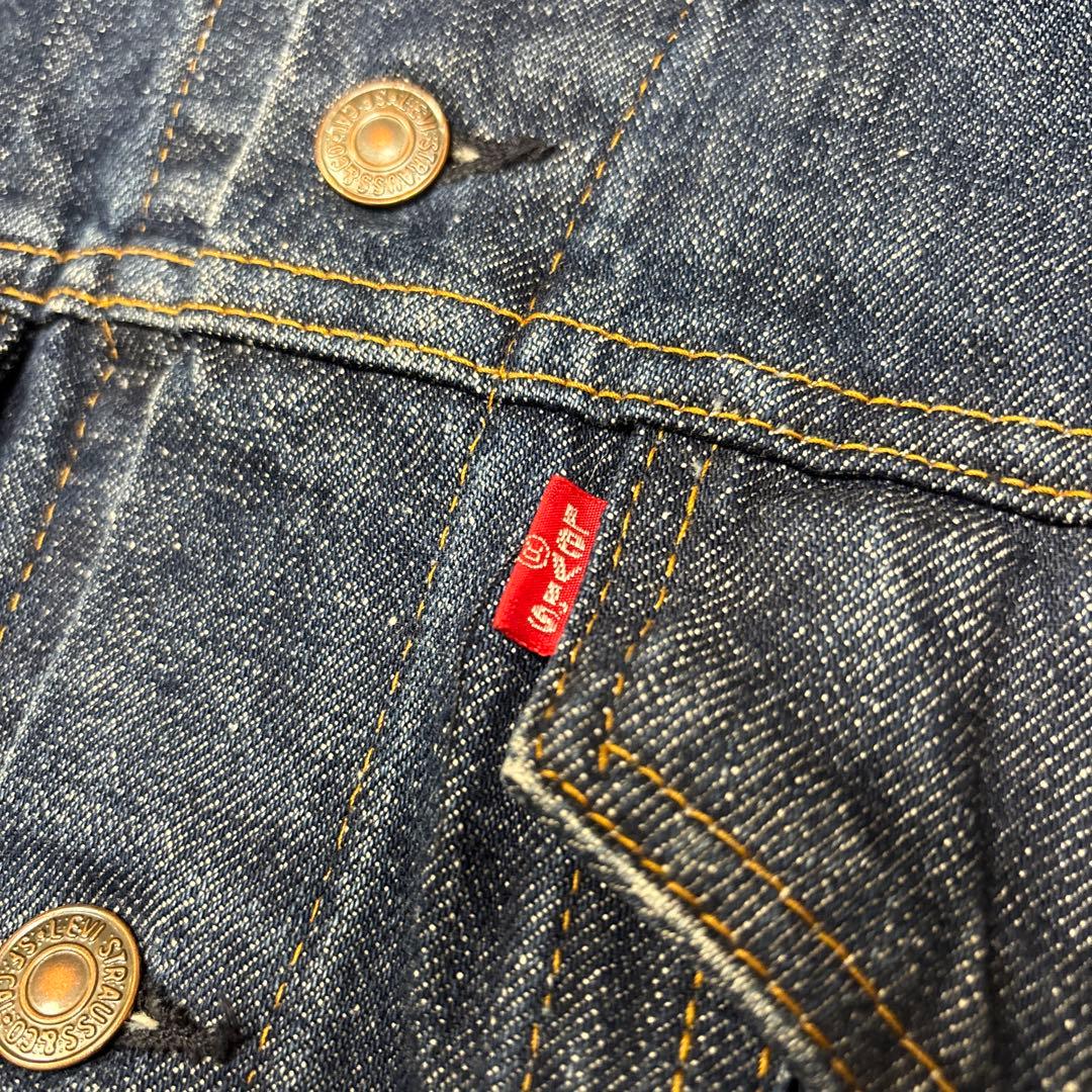 濃紺美品◎70sリーバイス 70505 USA製デニムジャケット40ケアタグ