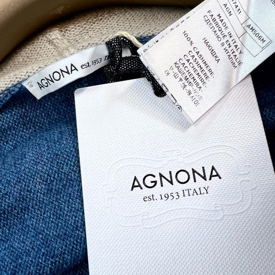 新品未使用タグ付★AGNONA★カシミヤ100★ドレープ★ケープコート