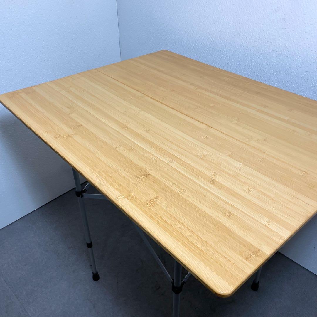  peak　LV-121T　アジャスタブルFテーブル竹　廃盤希少品
