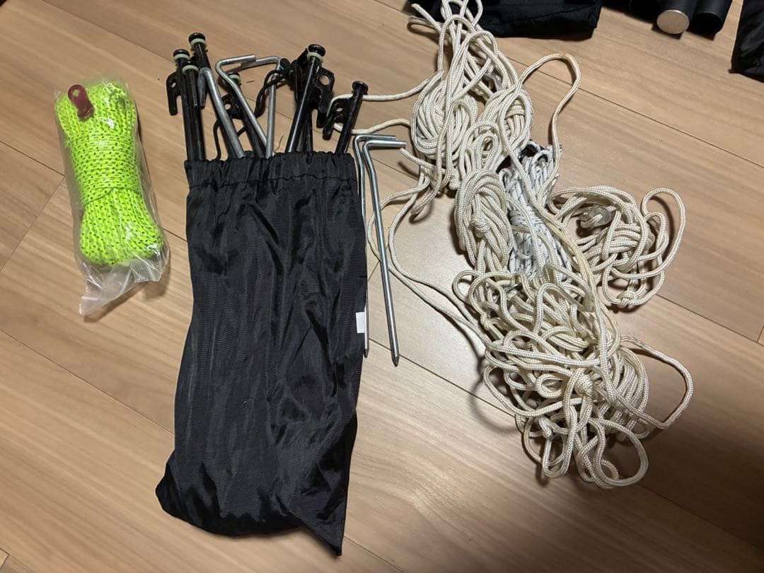 DOD ムゲンタープ 2枚セット　ポール、ペグ付き