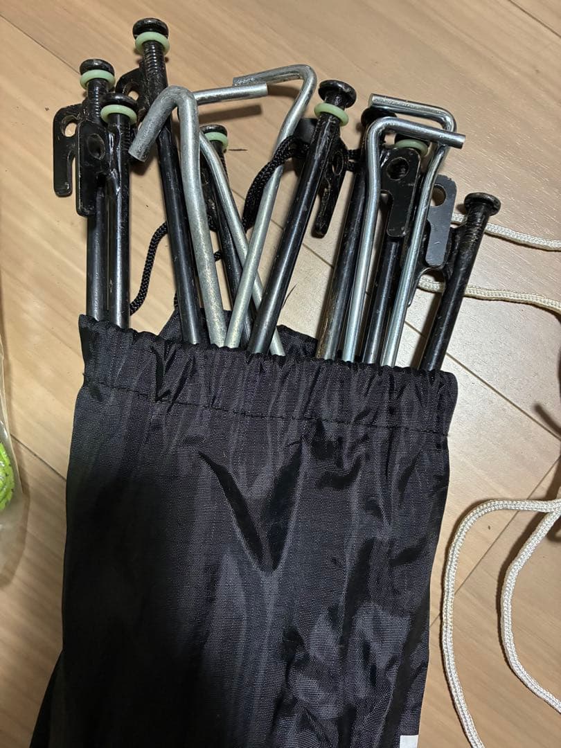 DOD ムゲンタープ 2枚セット　ポール、ペグ付き