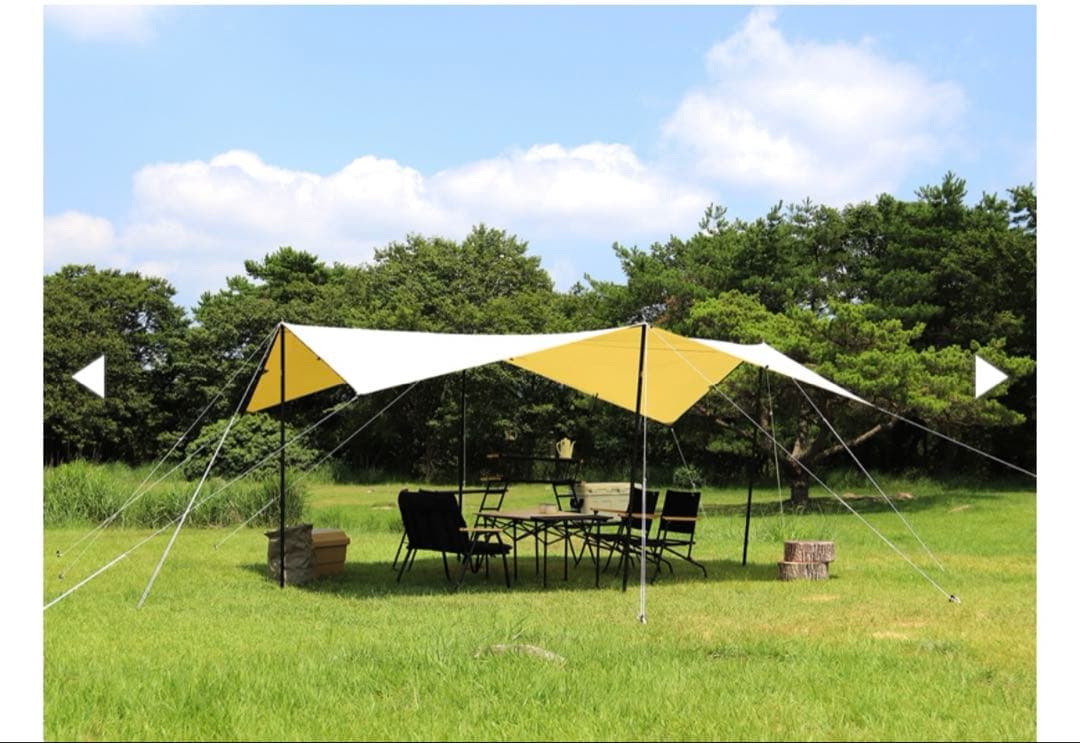 DOD ムゲンタープ 2枚セット　ポール、ペグ付き