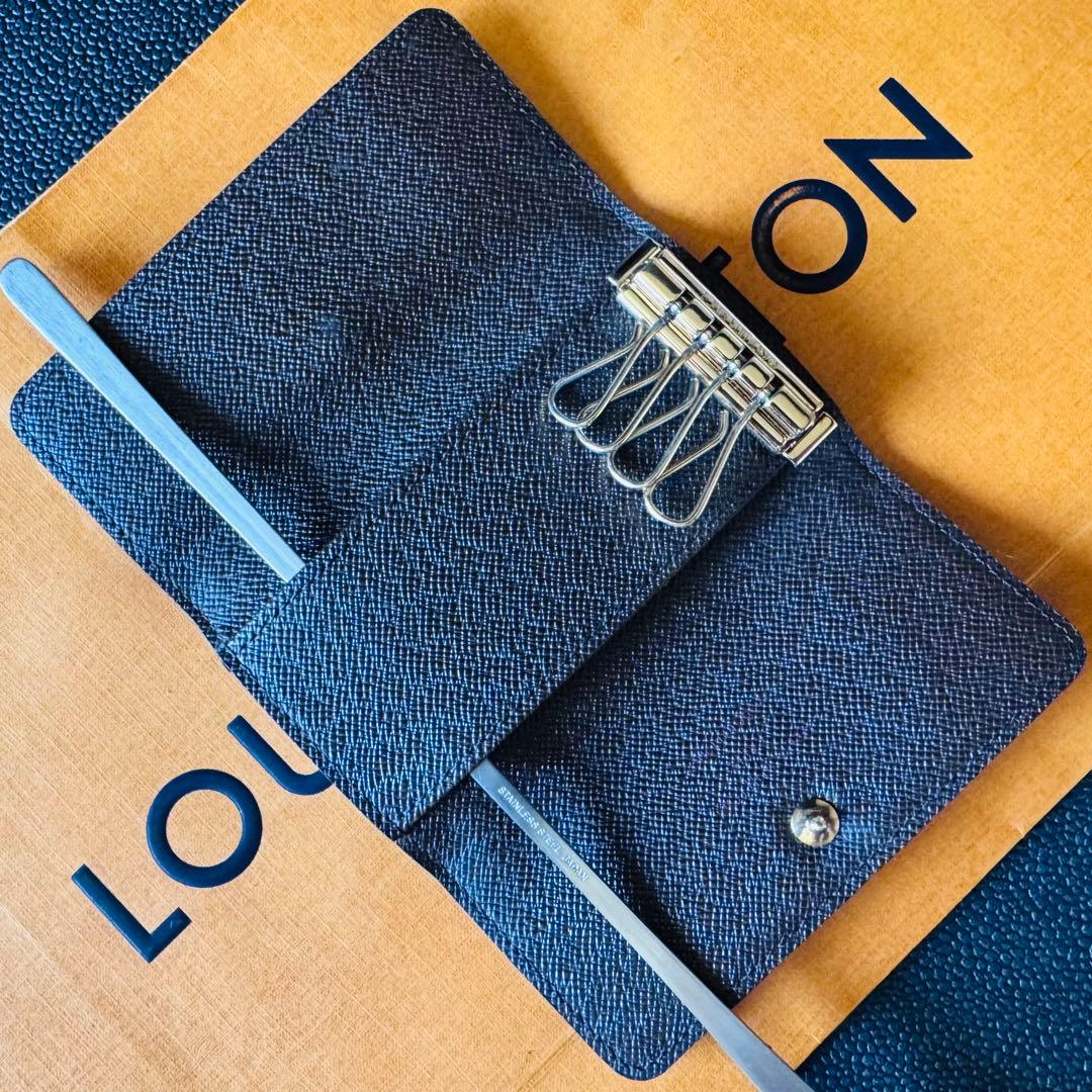 LOUIS VUITTON ダミエ エベヌ ミュルティクレ 4連キーケース極美品