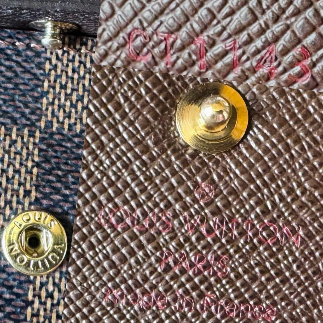 LOUIS VUITTON ダミエ エベヌ ミュルティクレ 4連キーケース極美品