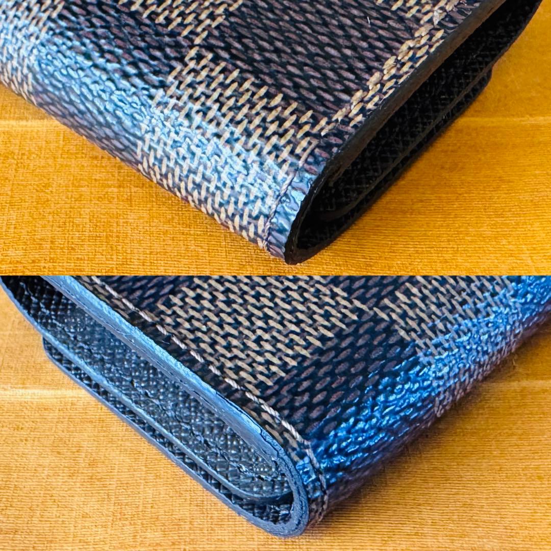 LOUIS VUITTON ダミエ エベヌ ミュルティクレ 4連キーケース極美品