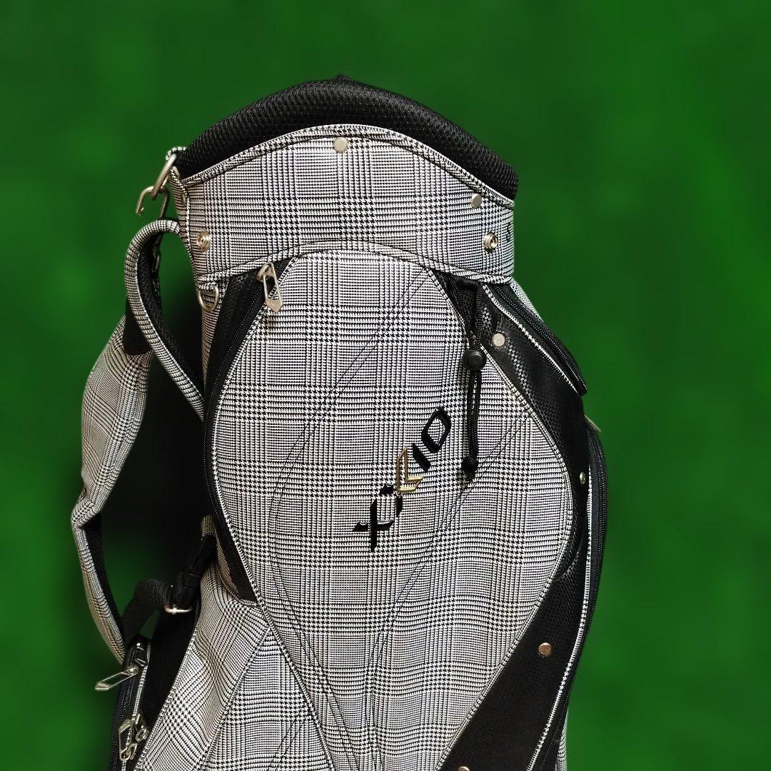 ※軽量 XXIO チェック柄 キャディバッグ