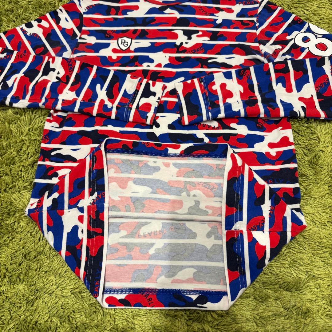 パーリーゲイツ PEARLYGATES 長袖モックネック カモフラ 迷彩 0