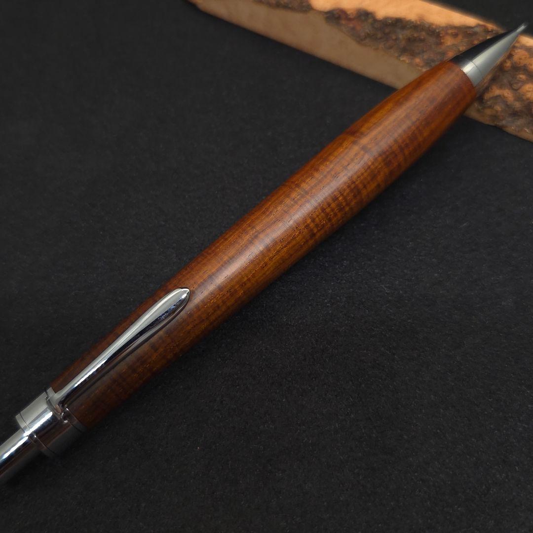 No.41ハンドメイド木軸シャーペンサイアミーズローズウッド