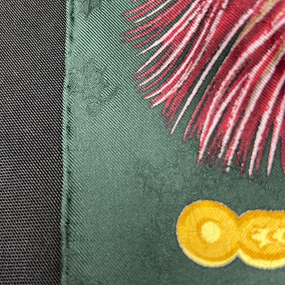 ま*！様 hd【used】HERMES スカーフ カレ90 羽飾り　馬車　鈴　グ