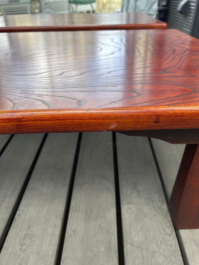 レトロけやきリビングテーブル