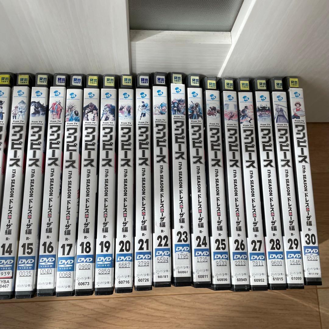 アニメ　DVD　ONE PIECE ワンピース　ドレスローザ編　1～30巻　全巻