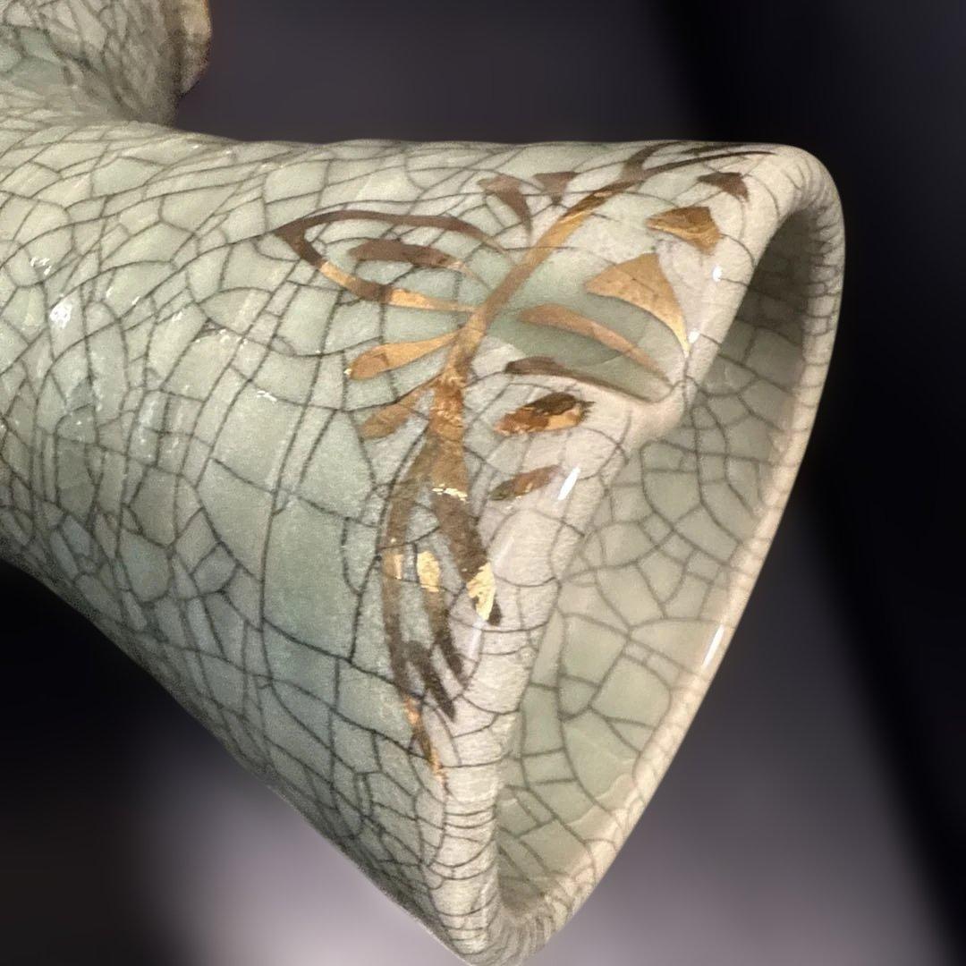 森*田様 相馬焼き特大急須跳ね馬二重造3点セット