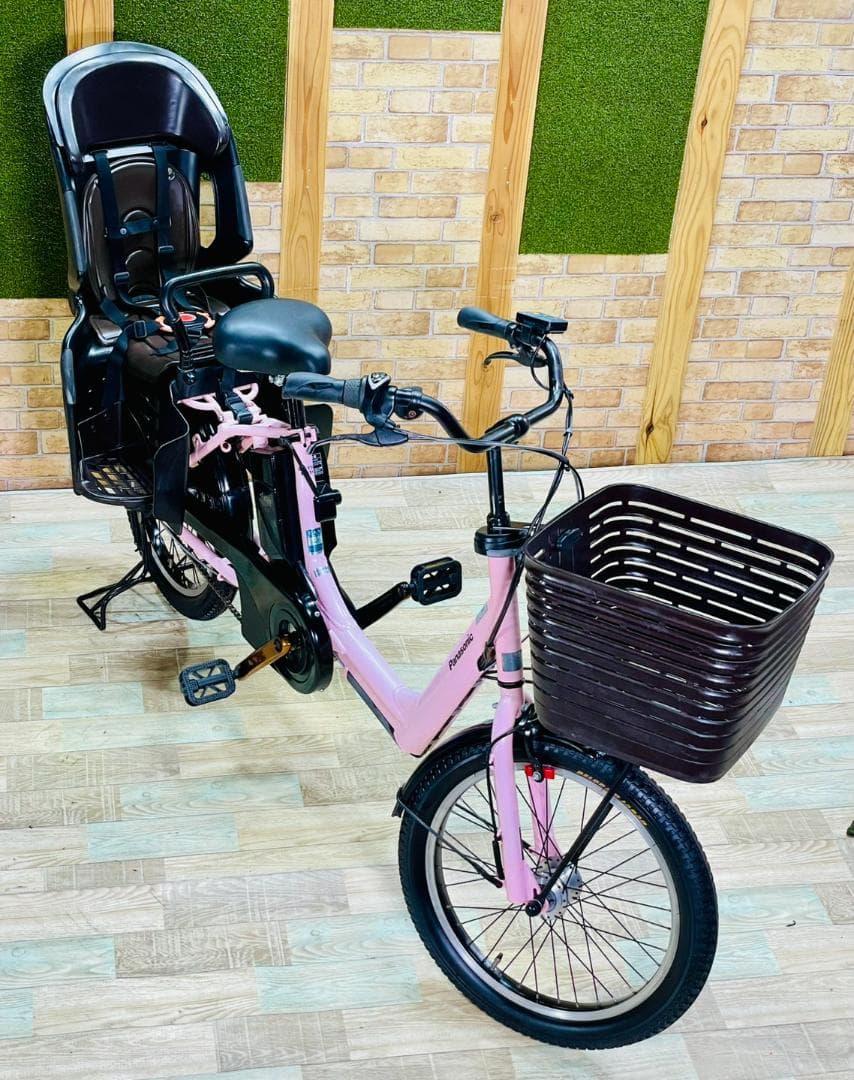 王様 激レアピンク ギュットアニーズ子供乗せ電動アシスト自転車 H3762