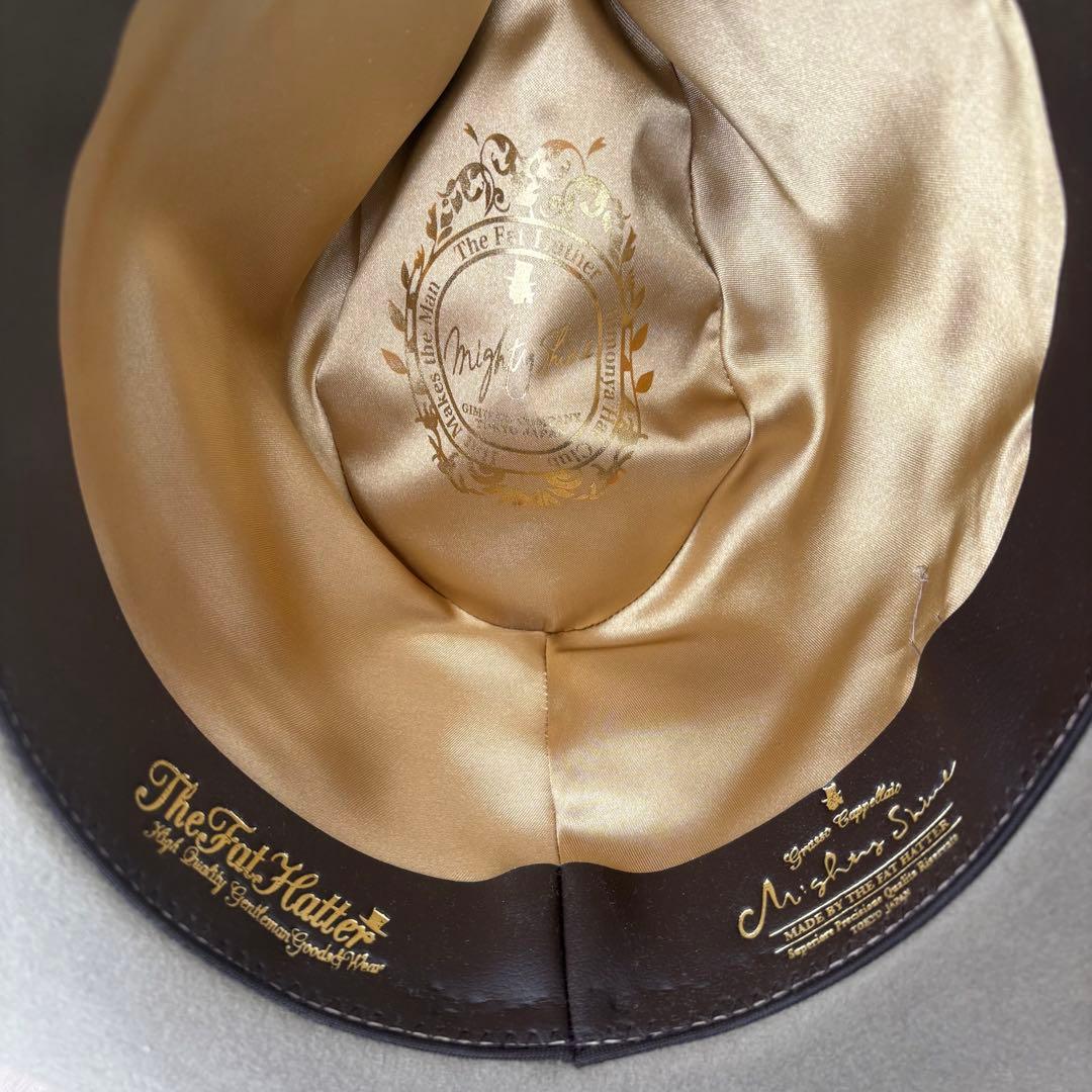 THE FAT HATTER ファットハッター ビーバー ハット サテン内装