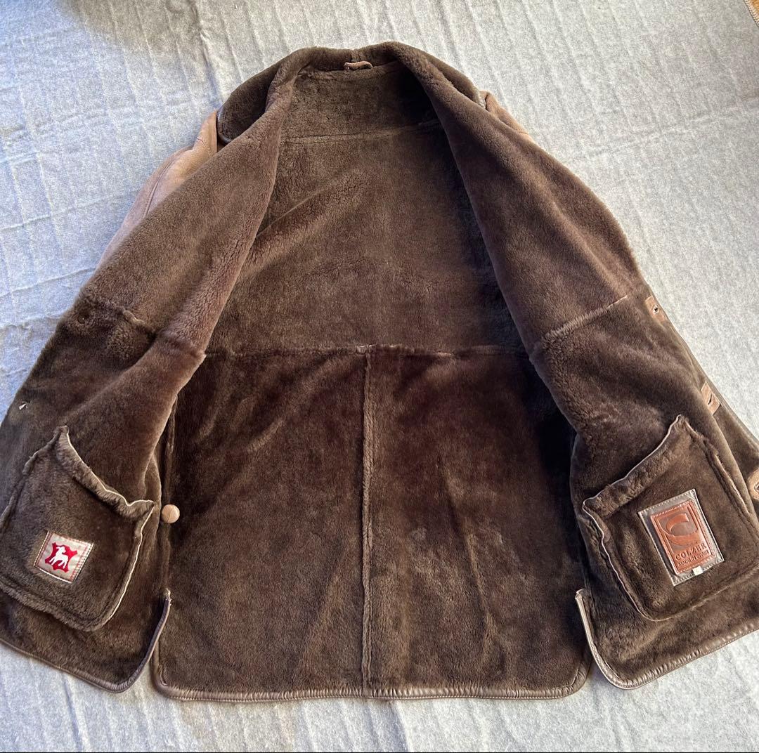 スペイン製　リアルムートンコート　羊皮