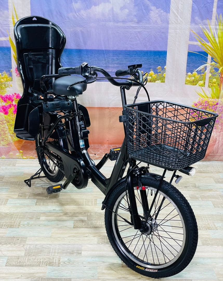 ギュットアニーズ⭐️13AH！パナソニック子供乗せ 電動アシスト自転車Y3751