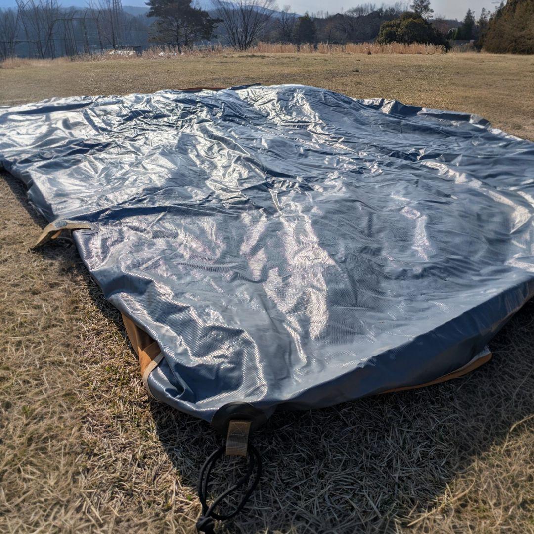 廃盤 コールマン ビラデルマーリバイバル ロッジテント 純正グランドシート付き