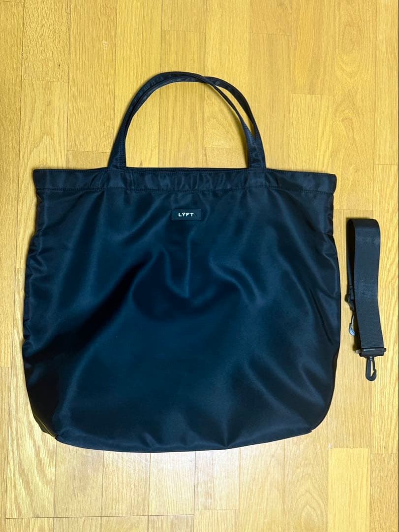 LYFT ビッグサイズ トートバッグ ブラック