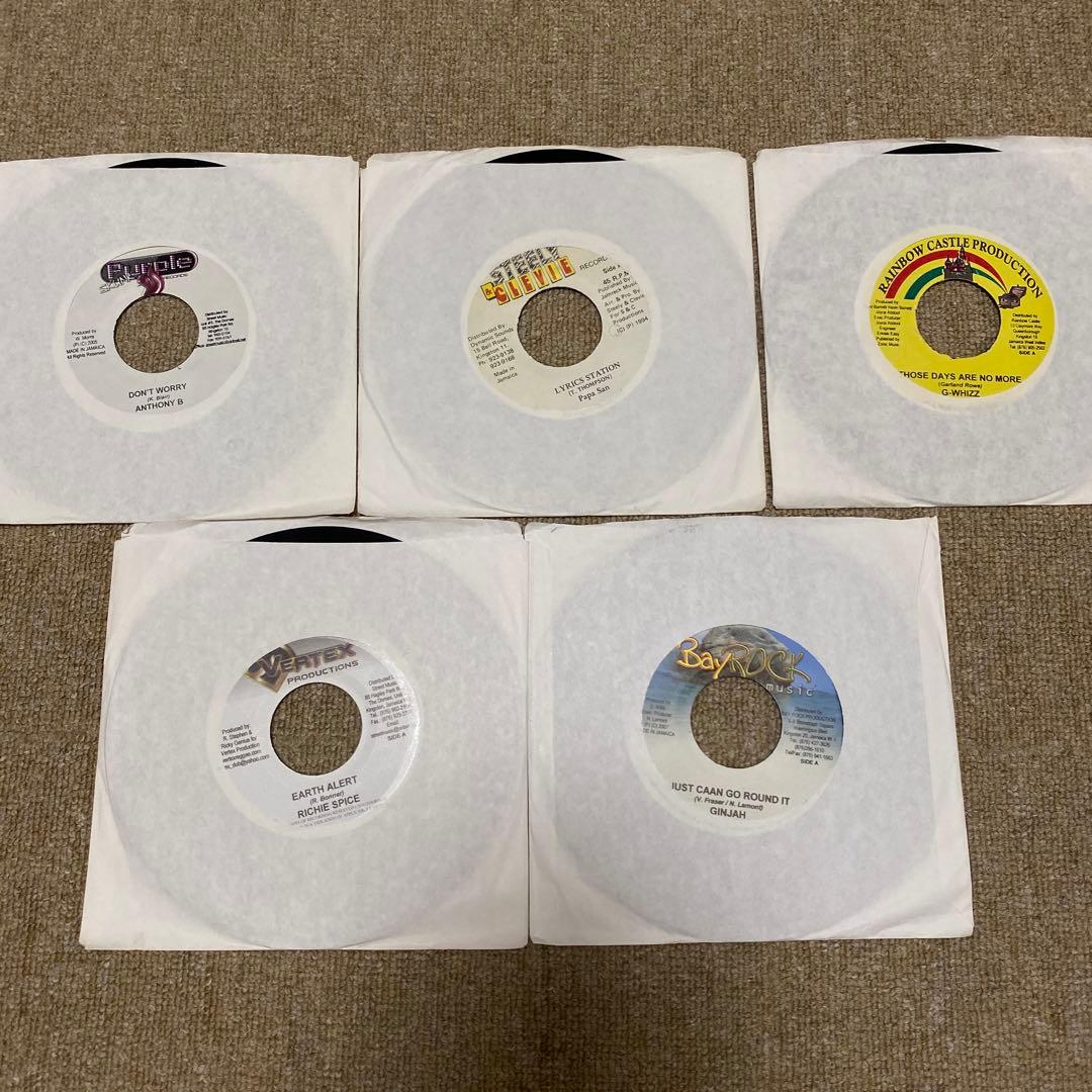 【送料込】reggae 7inch 50枚まとめ売り Jamaica盤レコード