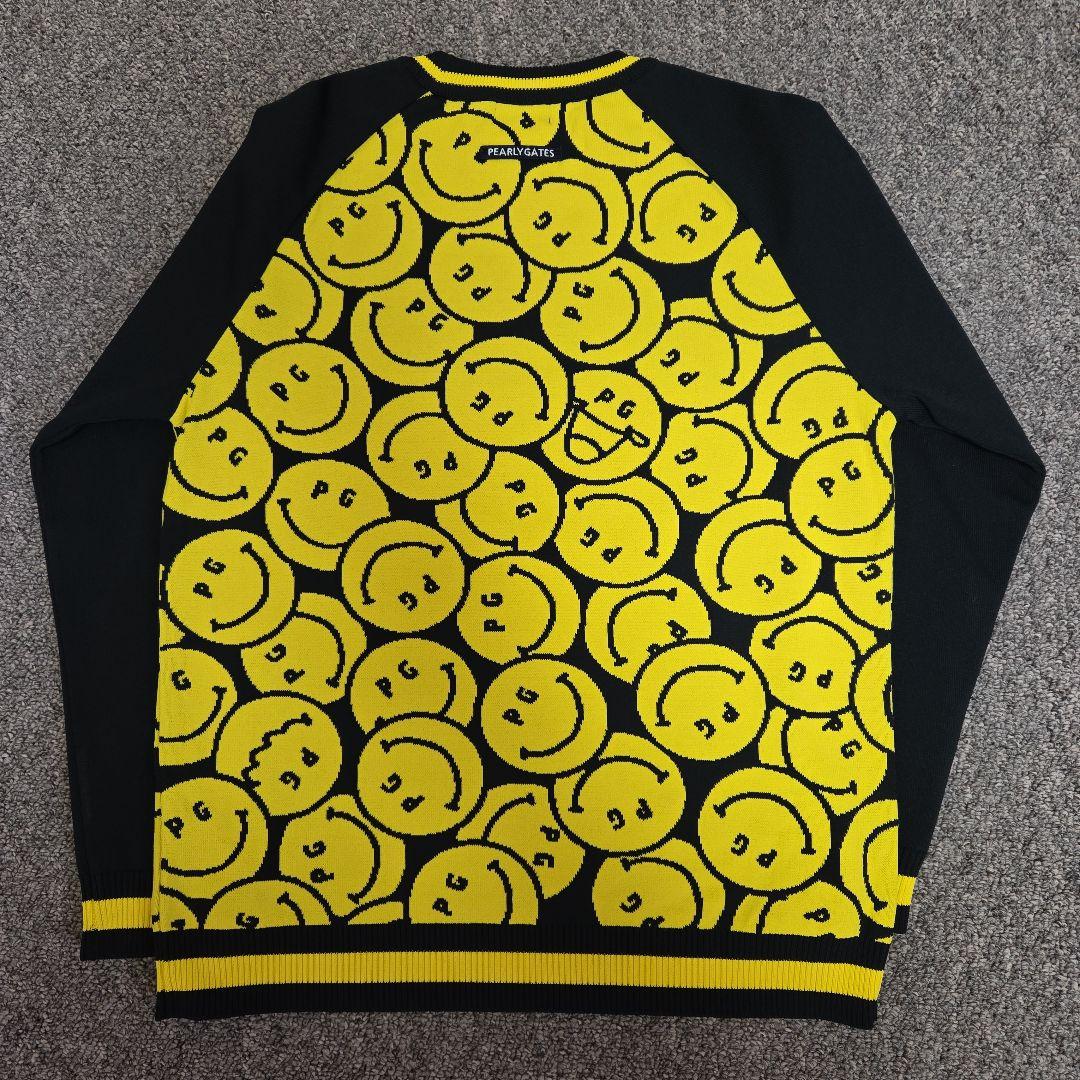 美品♡パーリーゲイツ♡pearlygates♡ニット♡スマイル♡S
