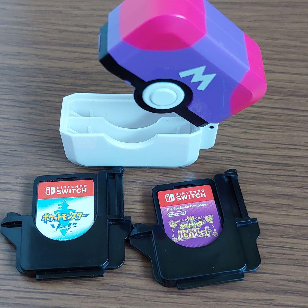 Switch ソフト　ポケモン　ソード　バイオレット　ソフト収納ケース付き