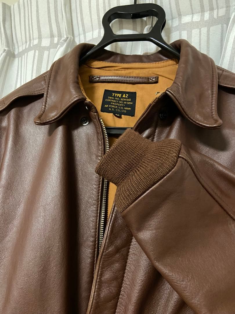 TYPE A2 フライトジャケット　中田商店　台襟付き