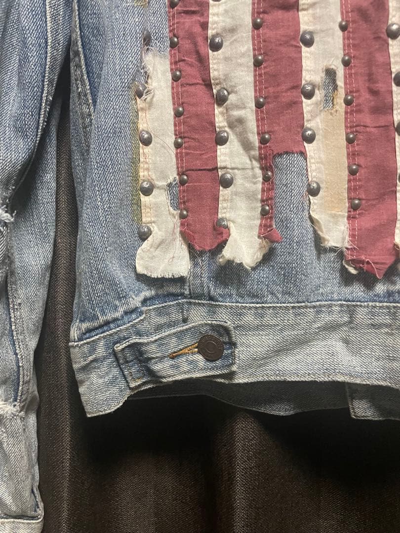 【希少】Denim & Supply Studded Denim Jacket