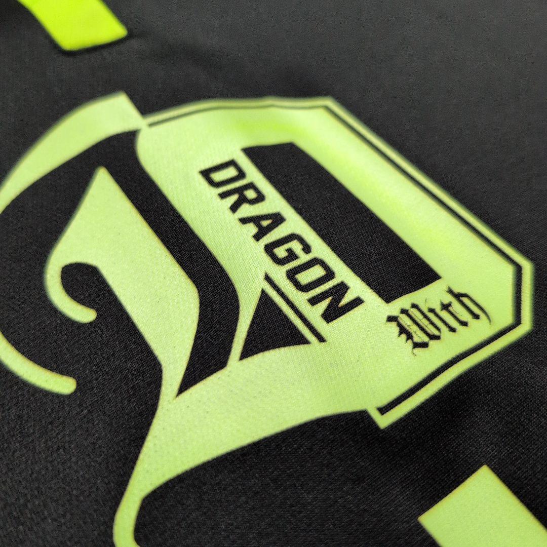 【未使用・完売品】ダンスウィズドラゴンゴルフ　刺繍ロゴ入り半袖ポロシャツ　LL