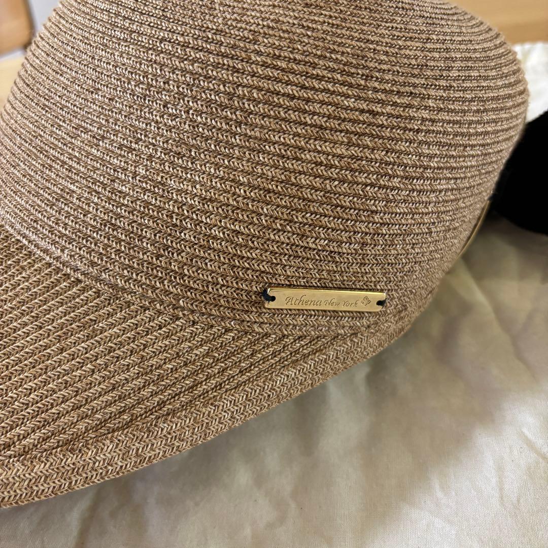 Athena New York アシーナニューヨーク　麦わら帽子　キャップ