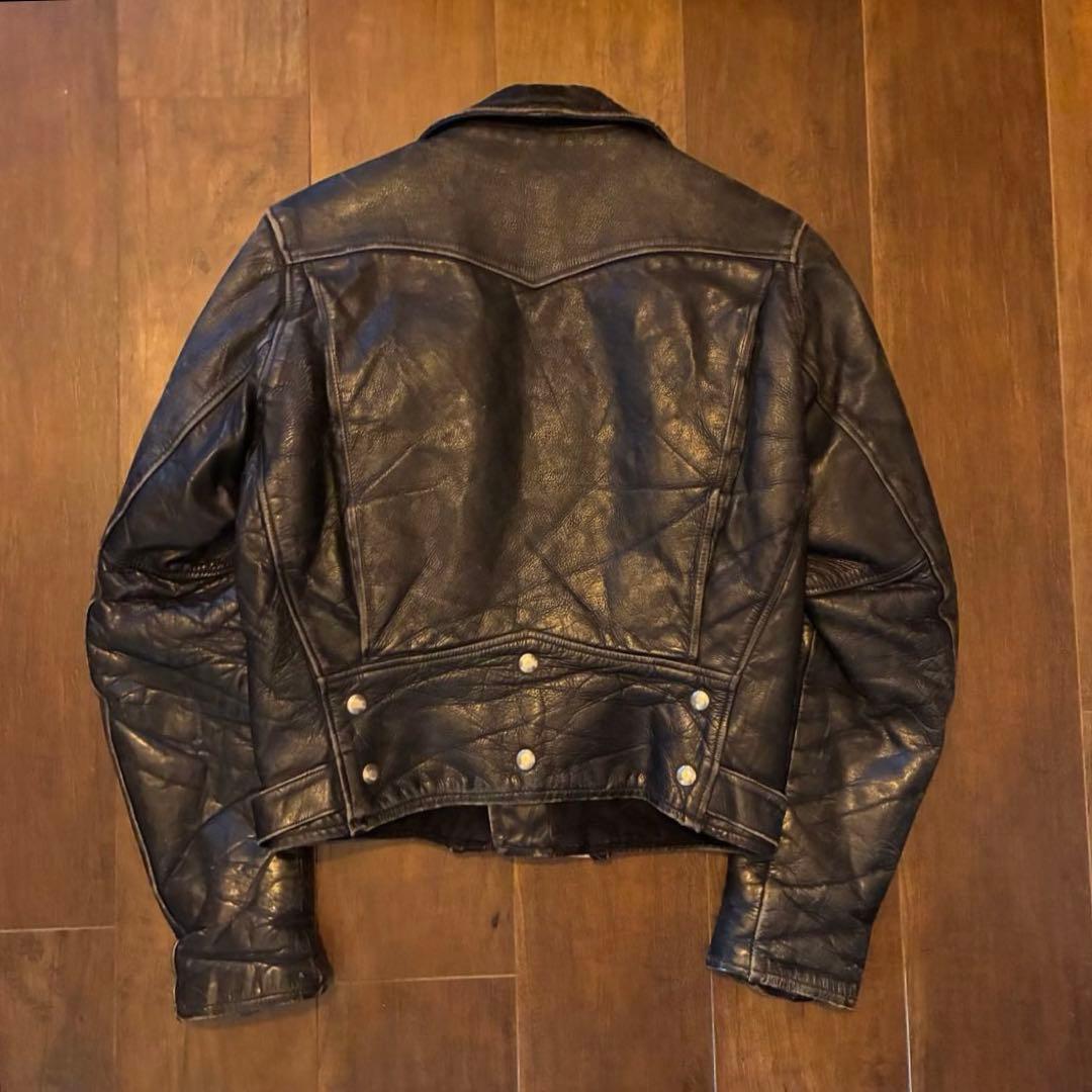 50s vintage Robert Hall レザーダブルライダースジャケット