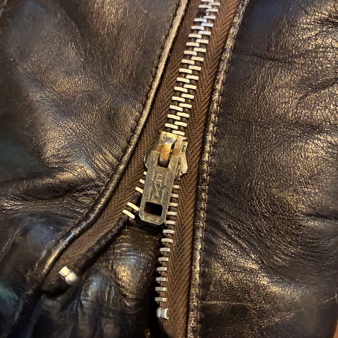 50s vintage Robert Hall レザーダブルライダースジャケット