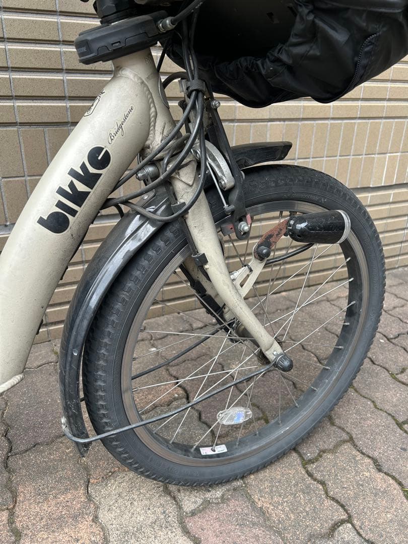ブリヂストン　bikke POLAR e ベージュ 2021モデル