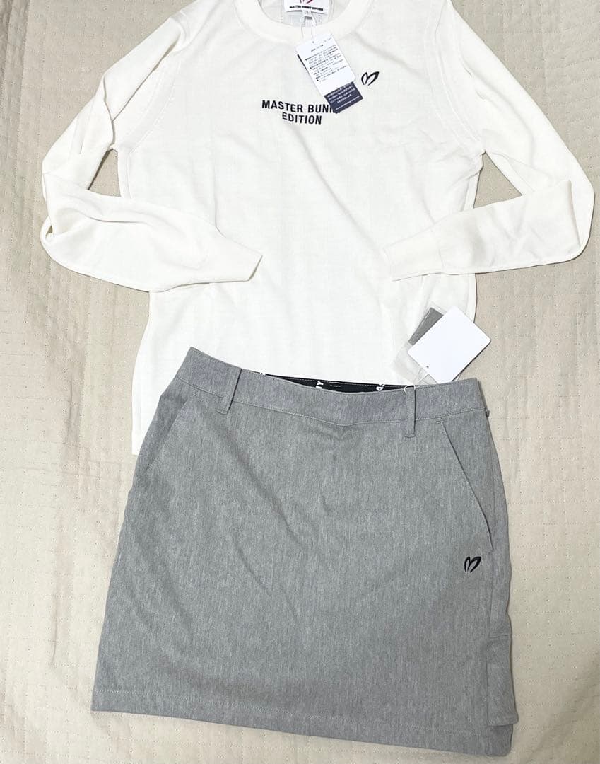 ◾︎新品　マスターバニー　定価2.6万　ストレッチ 後ろ裾フリルスカート