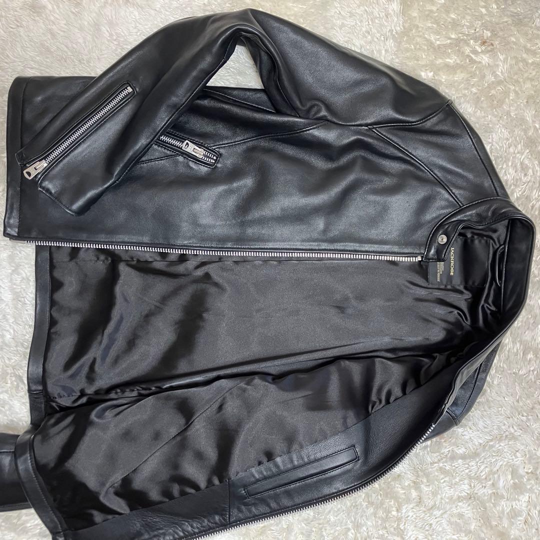 【SIN様JACK ROSE ライダースジャケット　シングルス　レザージャケット