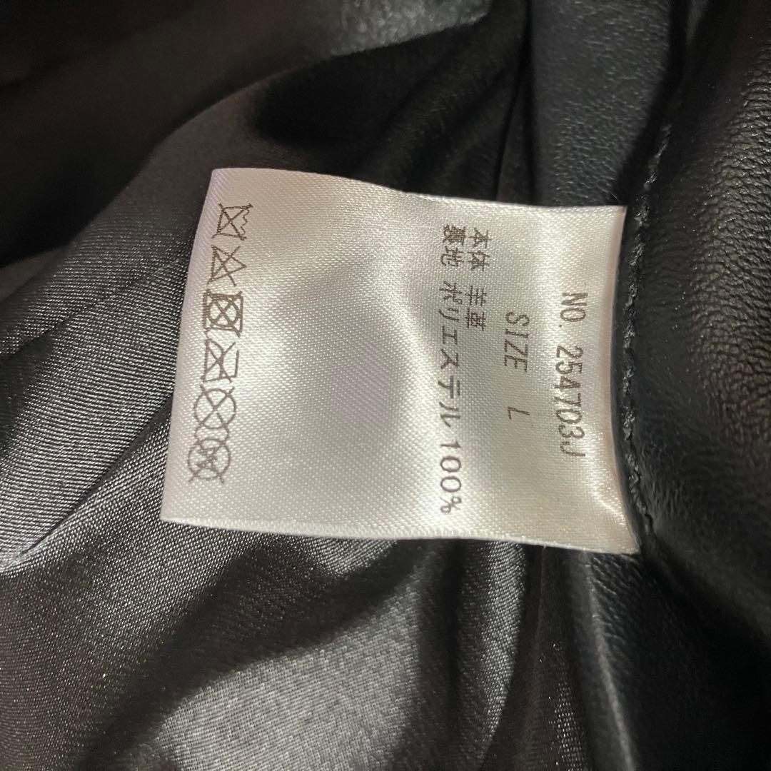 【SIN様JACK ROSE ライダースジャケット　シングルス　レザージャケット